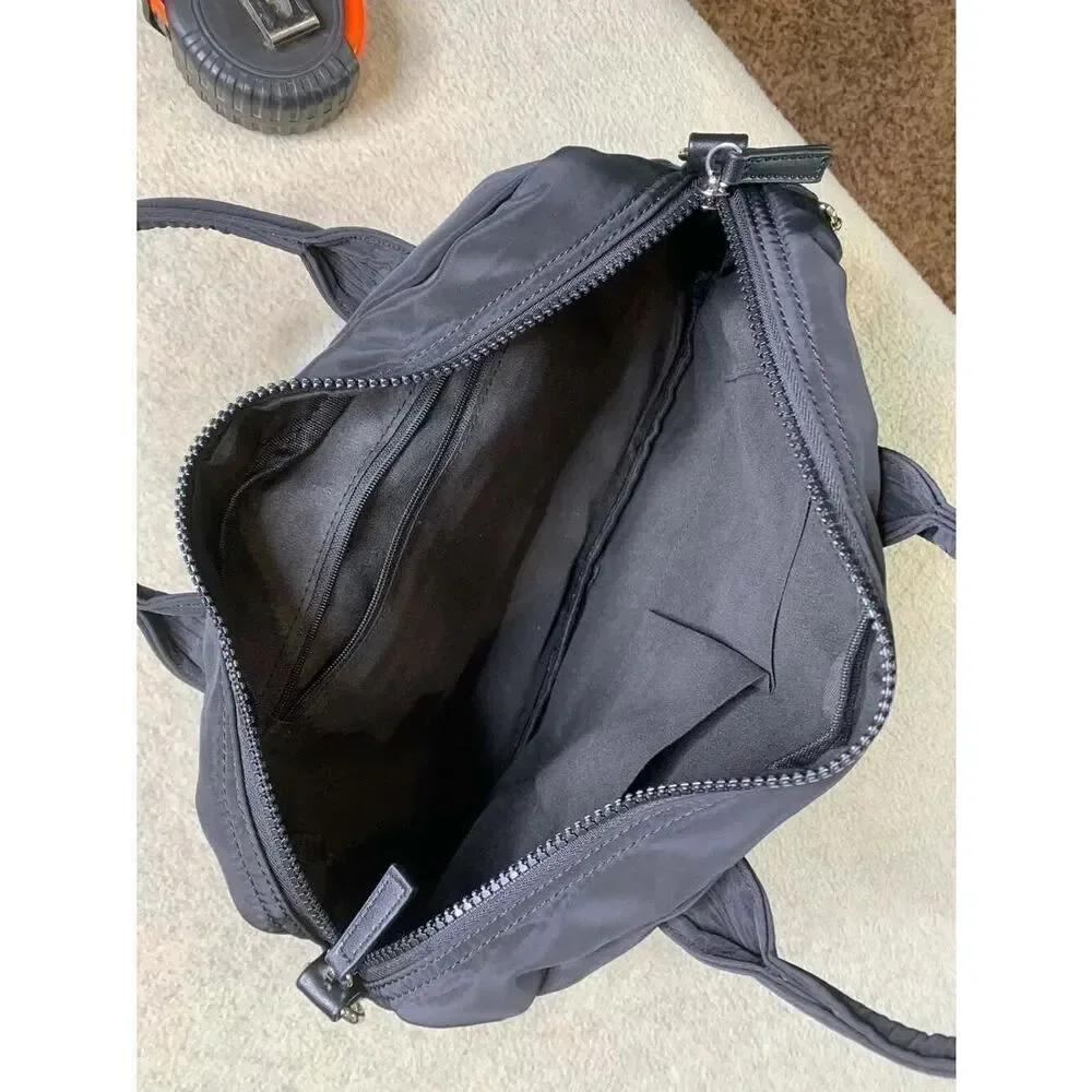 Rebecca Minkoff Ellie Nylon Diaper Travel Bag Black
